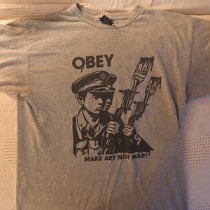 OBEY MAKE ART NOT WAR SHIRT